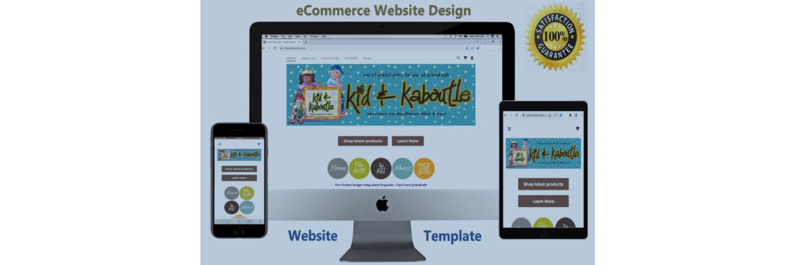 Custom eCommerce Website Design (Light)